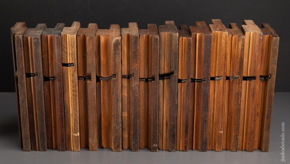 15 Assorted Wooden Moulding Planes - 92814