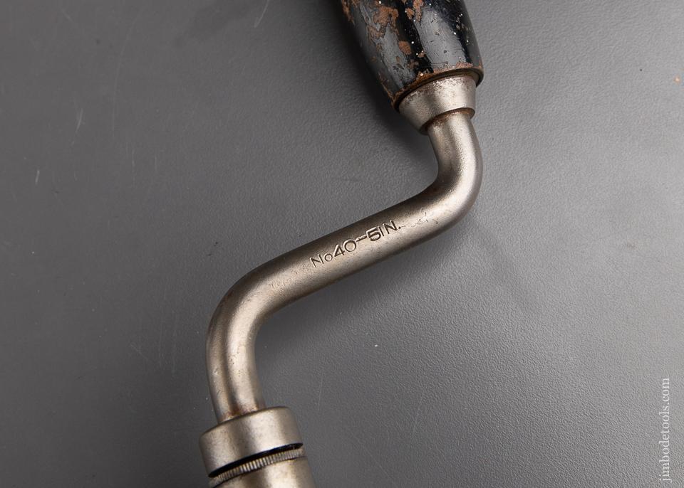 Rare Size 5 Inch STANLEY No. 40 Bit Brace - 92832