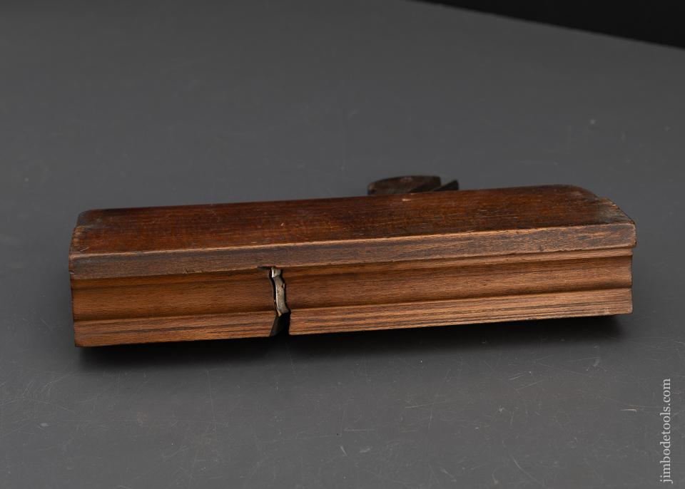 1 3/16 inch Wide Crispy Complex Moulding Plane by KING & PEACH HULL circa 1848-64 GOOD+ - 92840