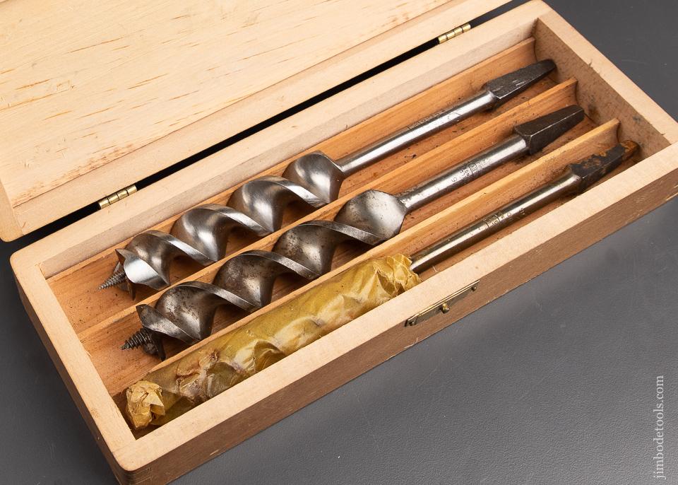Complete Extra Fine Set of 13 RUSSELL JENNINGS Auger Bits in Original 3 Tiered Box - 92844