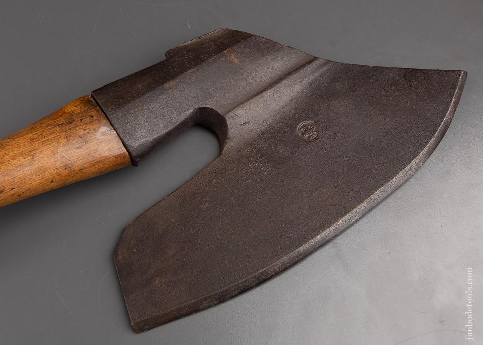 Excellent "G F F" with a Steer Head Logo European Goosewing Axe - 92846