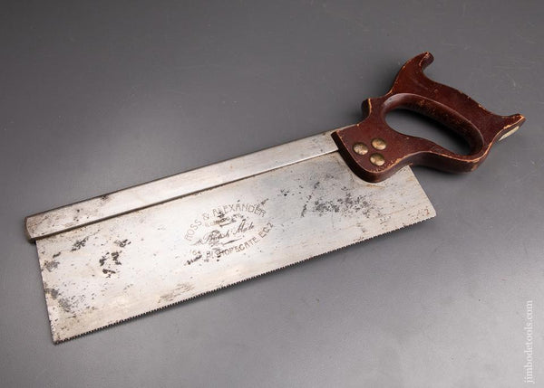 Flawless 14 Point 12 Inch Rip Backsaw - ROSS & ALEXANDER - 92852