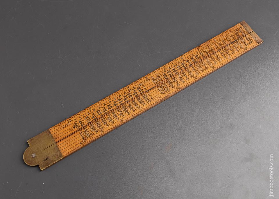 Extra Fine STANLEY No. 22 Two Foot Two Fold Boxwood Rule with Board Scales - 92871