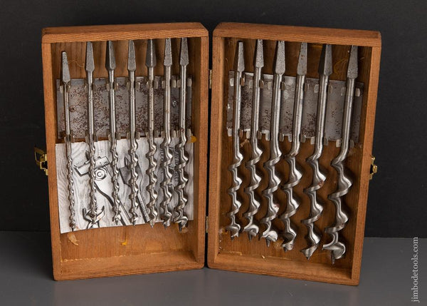 Complete Set of IRWIN Auger Bits in Original Box - 92879