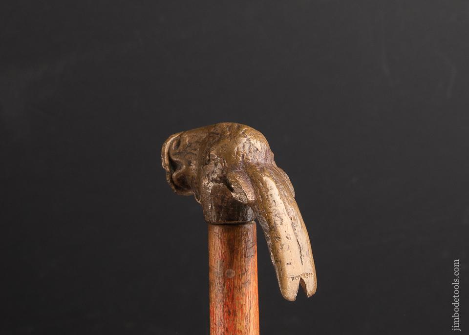  RARE MITTELDORFER-STRAUS Patent January 10, 1928 Goat Head Hammer - 92887
