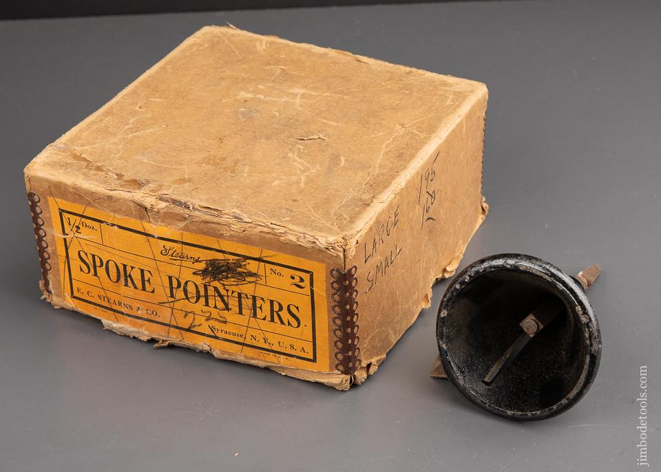 RARE STEARNS & CO. No. 2  Original Box for Spoke Pointers - One Unused Pointer - 92897