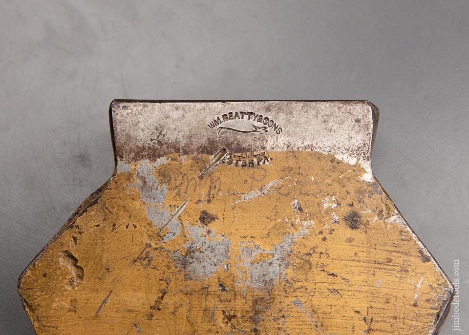 New Old Stock BEATTY Broad Axe in Original Paint! - 92916