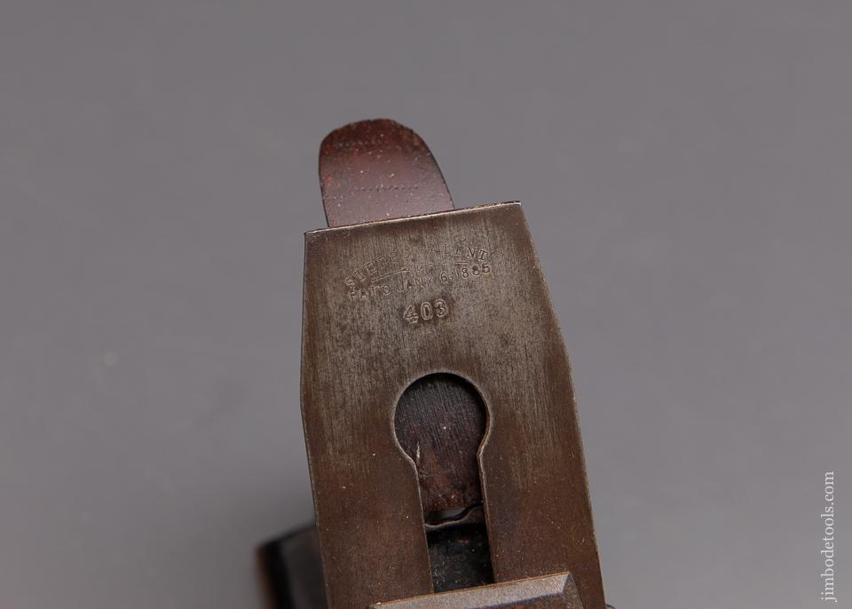 Excellent! STEERS Patent No. 403 Smooth Plane - 92919