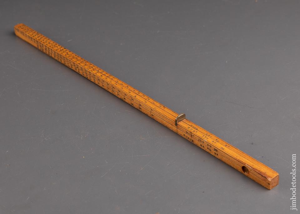 Rare STANLEY No. 44 Wantage Rod SIGNED! - 92922