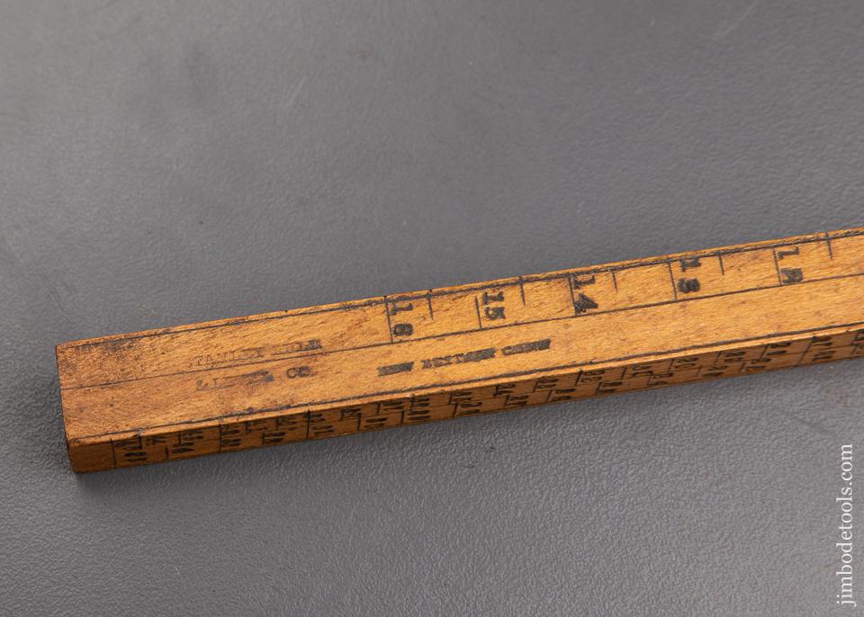 Rare STANLEY No. 44 Wantage Rod SIGNED! - 92922