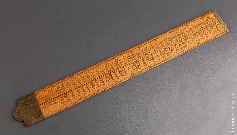 Mint H. CHAPIN No. 40 Boxwood Rule with Board Scales - 92923U