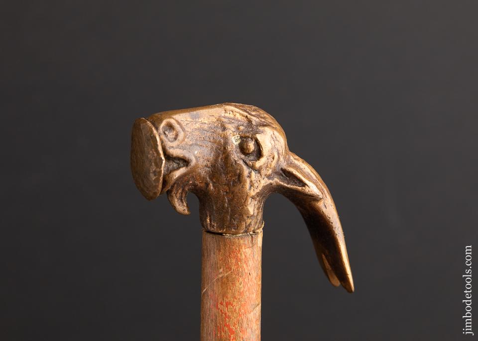 RARE MITTELDORFER-STRAUS Patent January 10, 1928 Goat Head Hammer - 92926