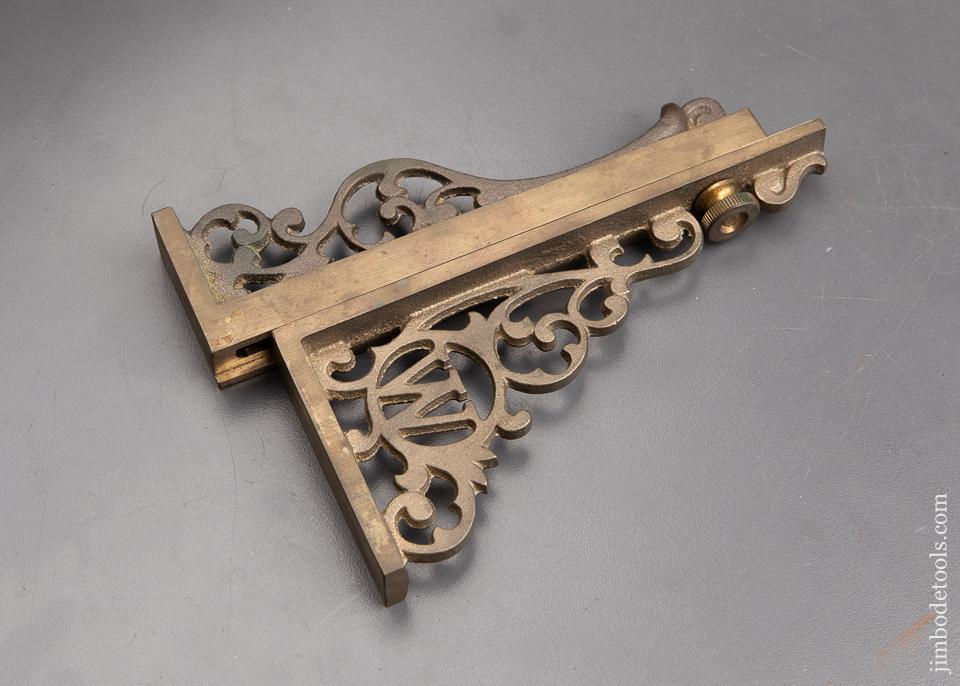 6 Inch Ornate Brass Set Up Gage - 92927