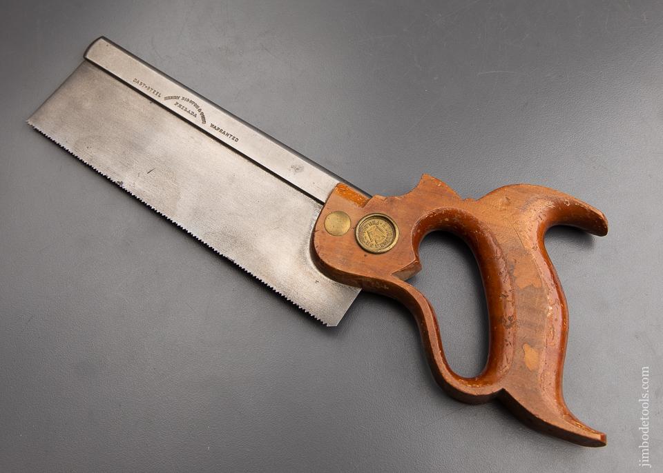 Near Mint ca. 1876 DISSTON Dovetail Saw - 92951