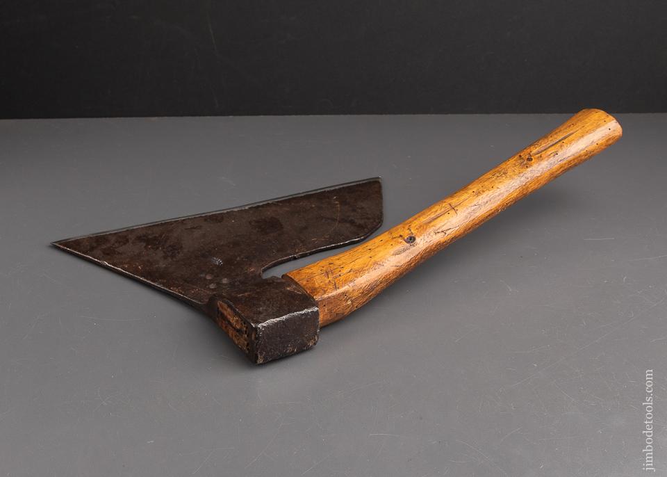 Awesome & Early Single Bevel Side Axe - 92958