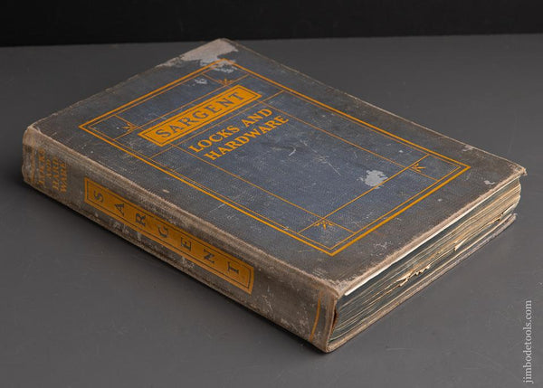 BOOK 1936 Hard Copy ”SARGENT LOCKS AND HARDWARE” - 92977