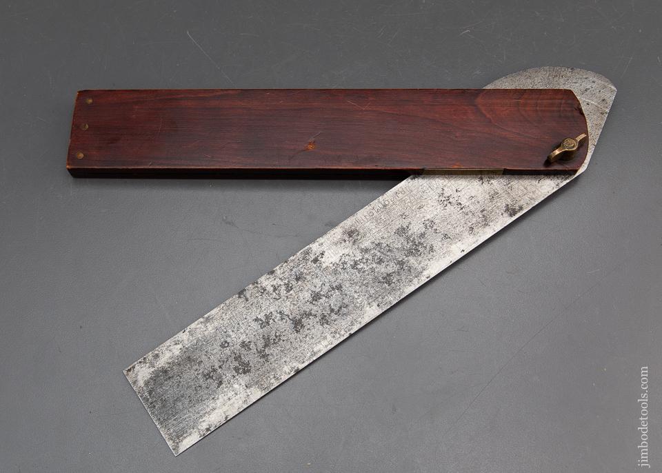 November 1, 1892 COOK Patent 8 inch Type One Framing Square by TOPPS - 92995R