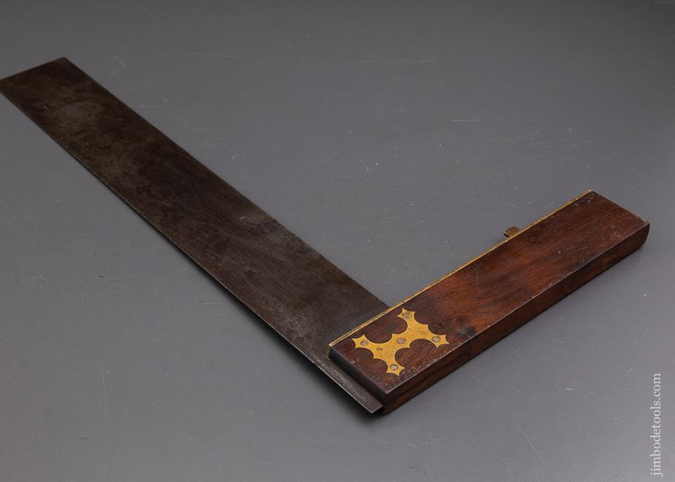 Massive & FINE! 18 inch Rosewood Try Square by FENTON & MARSDENS - 93039