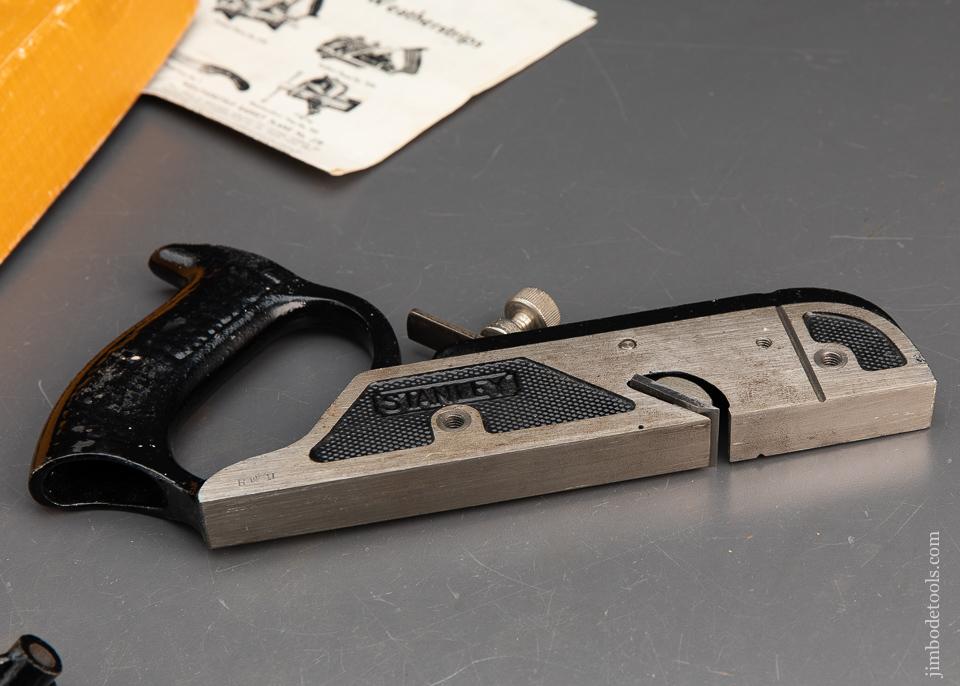 STANLEY No. 378 Weather Strip Rabbet Plane COMPLETE in Original Box - 93058