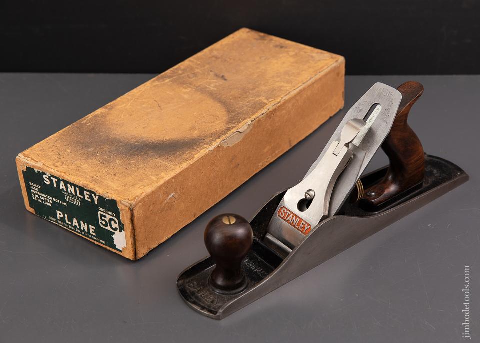 STANLEY No. 5C Jack Plane NEAR MINT in Original Box - 93076