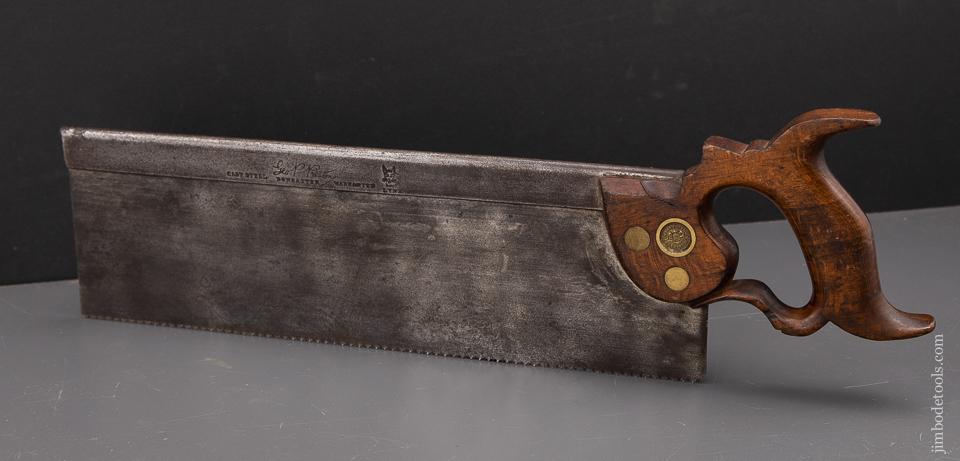 JUST SHARPENED!  11 point 14 inch Rip PRESTON Back Saw EXTRA FINE! - 93100