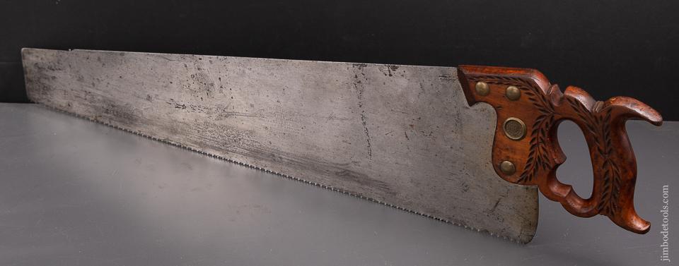 DISSTON & SONS No. 12 London Spring Crosscut Saw 8 Point 26 inch ca. 1896-1917 - 93112