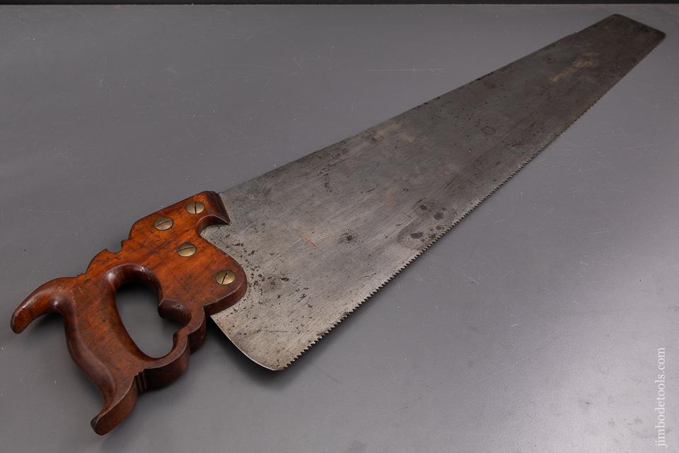 DISSTON & SONS No. 12 London Spring Crosscut Saw 8 Point 26 inch ca. 1896-1917 - 93112