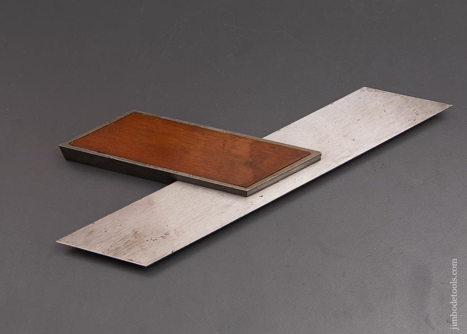 MINT & UNUSED! 9 5/8 inch WINTERBOTTOM Patent July 29, 1869 STANLEY No. 16 Walnut Type One Miter Try Square - 93114U