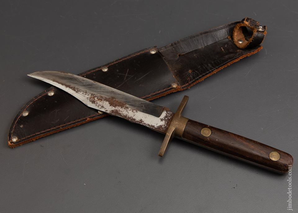 WILLIAM RODGERS SHEFFIELD Bowie Knife in Leather Sheath - 93122