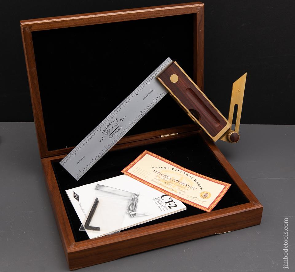 1994 BRIDGE CITY TOOL WORKS CT-2 SqueveLevel MINT in Original Wooden Box - 93141