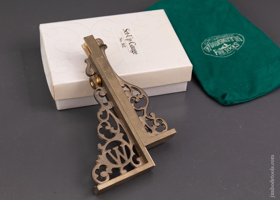 Ornate WOODSMITH FINE TOOLS No. 502 Set-Up Gague in Original Box - 93157