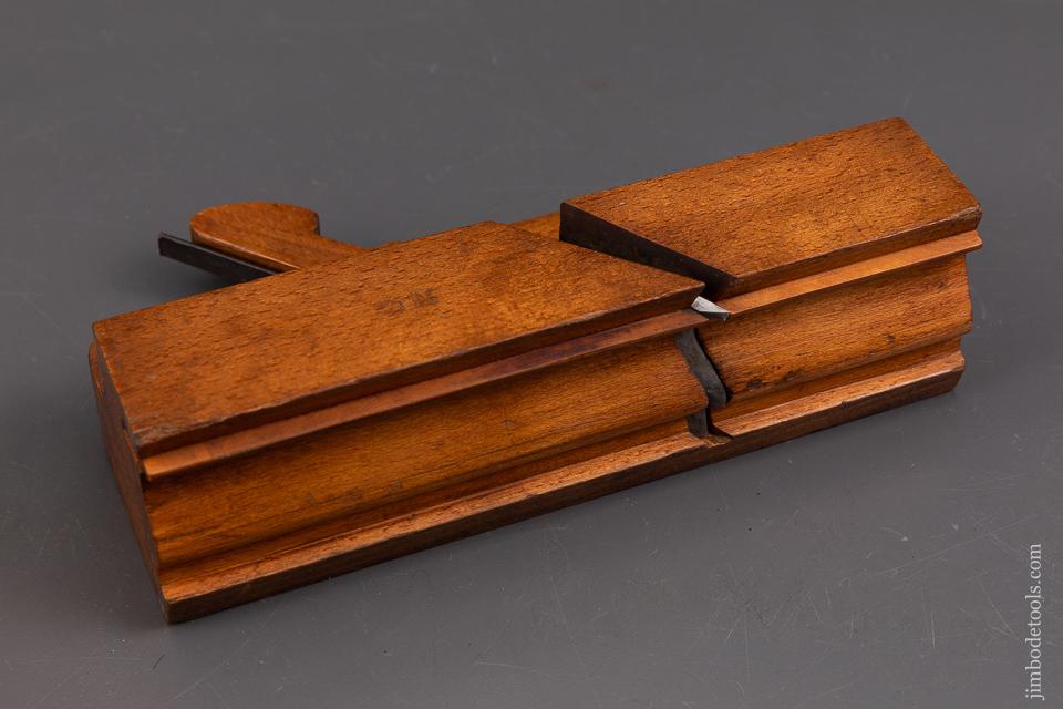 2 3/4 inch Crispy Complex Molding Plane by BENSEN & CRANNELL ALBANY NY circa 1843-62 fine - 93178