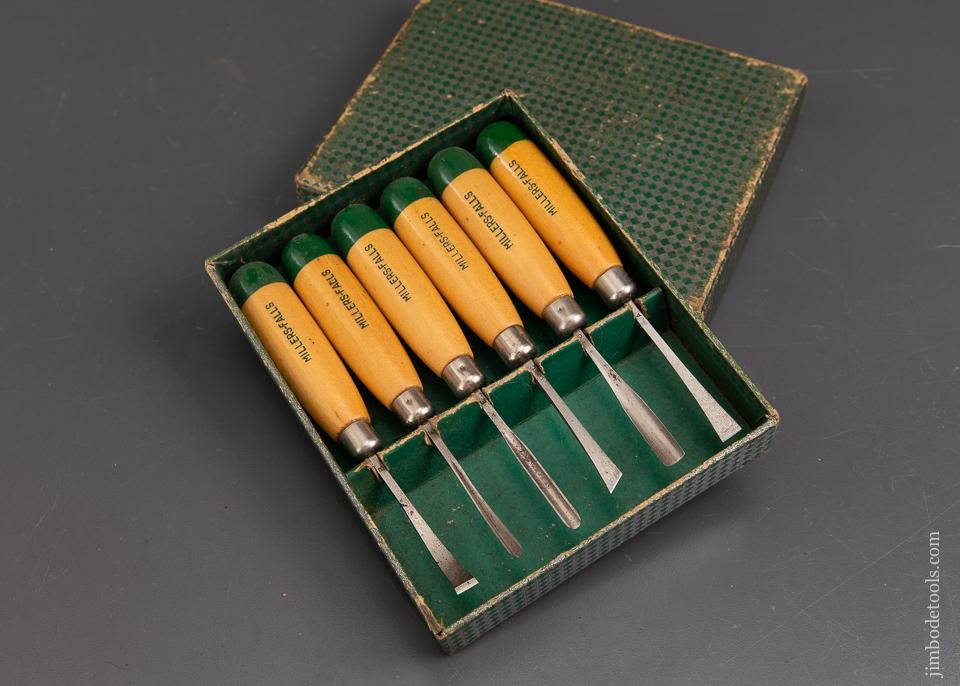 MILLERS FALLS No. 106 Carving Tool Set MINT in Original Box - 93185
