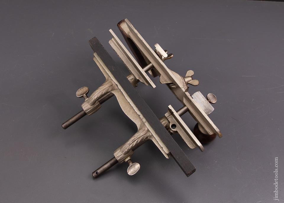 STANLEY No. 46 Skew Plow Plane with Nine Cutters NEAR MINT - 93194