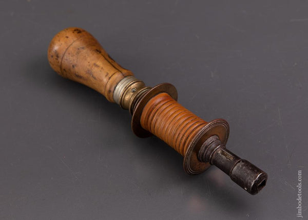 Lovely Ancient Italian Solid Boxwood Bow Saw - 93199