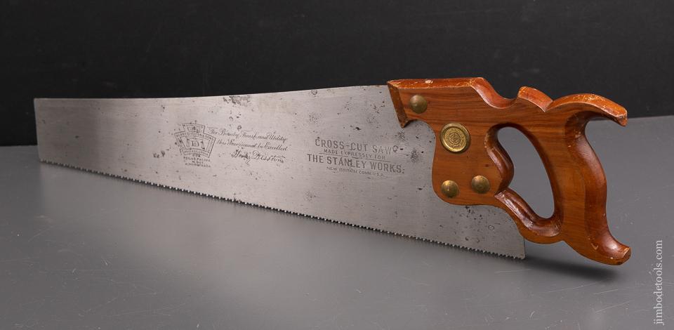 Magnificent DISSTON STANLEY 16 inch Crosscut D-8 Hand Saw - 93208U