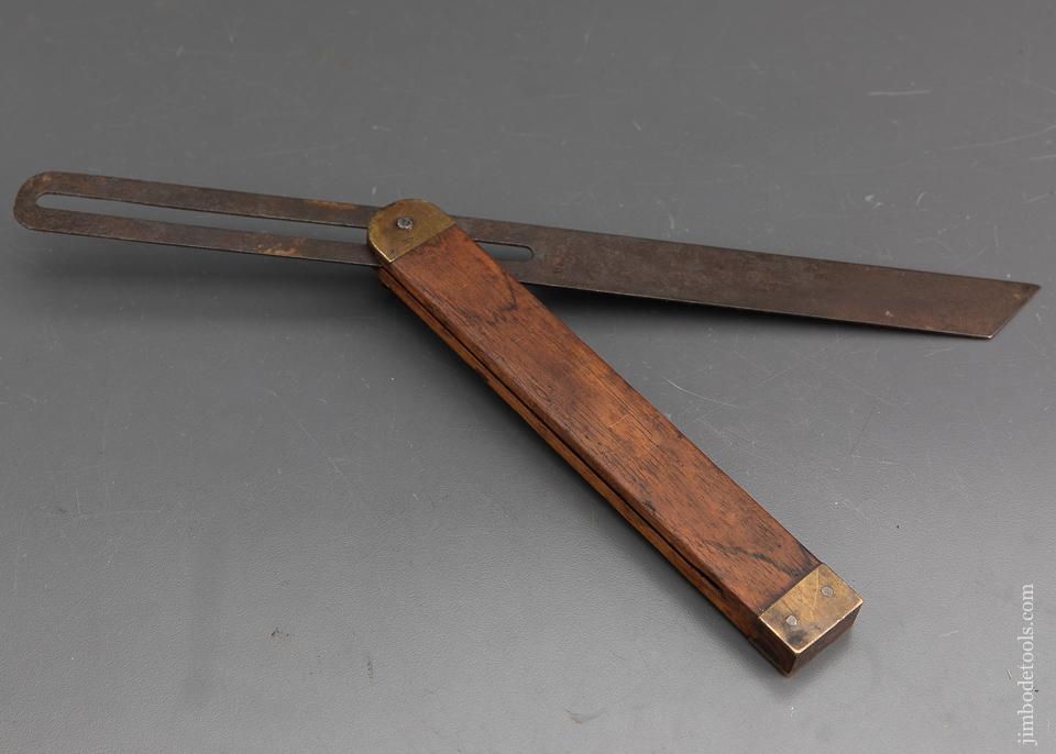 Fourteen inch T.C. CROUCH & CO, MIDDLETOWN, CT Rosewood Bevel with Star & Eagle Logo - 93321