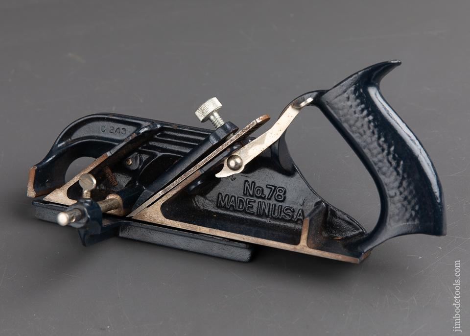 STANLEY No. 78 Duplex, Rabbet, and Filletster Plane - 93230