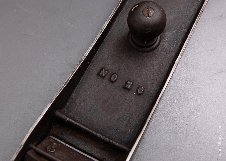 Unheard of EDWIN HAHN No. 20 (YES! No. 20) Jointer Plane 29 1/2 inch long with a 3 inch wide iron - 93248
