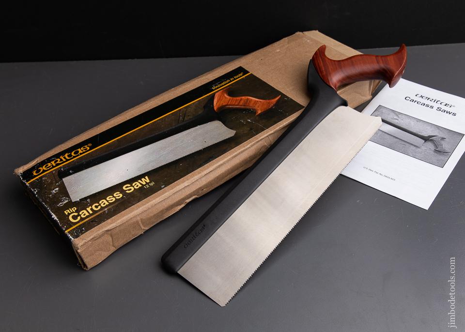 12 point 11 inch Rip VERITAS Carcass Saw MINT in Original Box - 93252