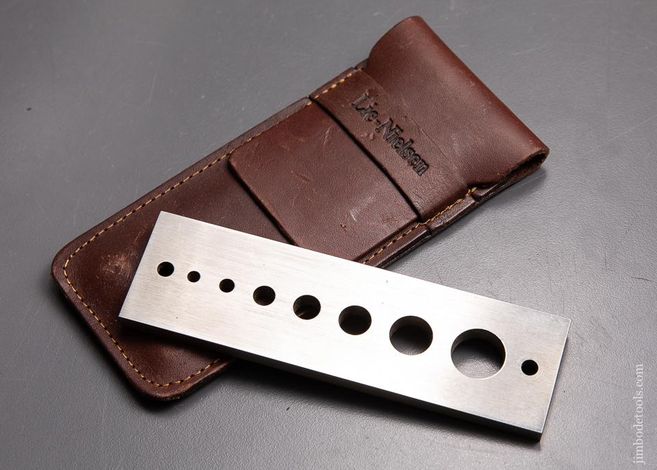 LIE-NIELSEN Dowel Plate MINT in Original Sheath - 93260