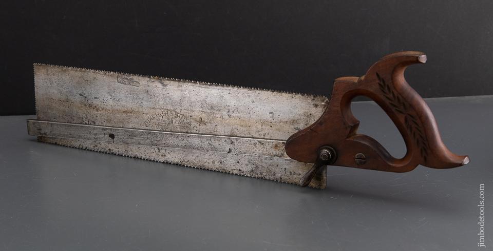Flawless! 14 inch E.C. SIMMONS WUEST Patent July 12, 1898 Dovetail Saw - 93273