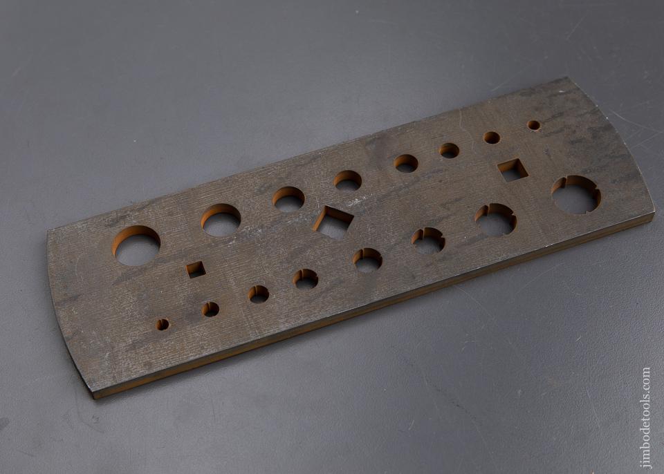 Large Dowel Plate 3/16 to 3/4 inch NEW - 93284