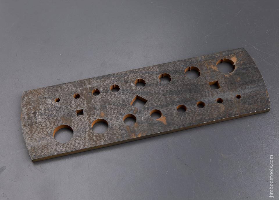 Large Dowel Plate 3/16 to 3/4 inch NEW - 93284