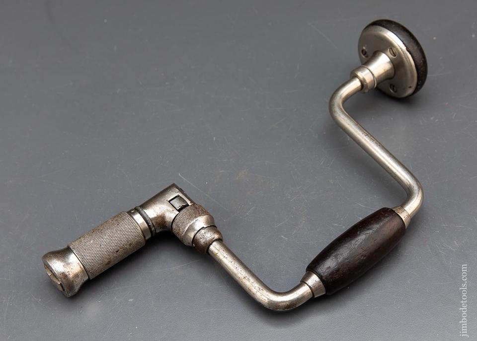 STANLEY No. 919-10 inch Rosewood Handled Bit Brace SWEETHEART - 93290
