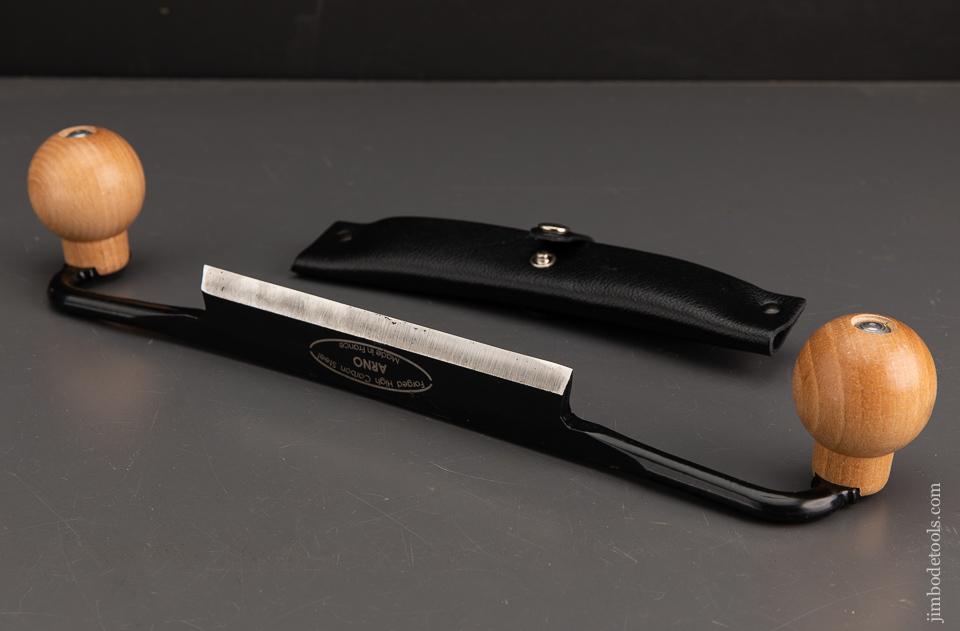 Flat ARNO Drawknife with Six inch Edge and Sheath - 93296