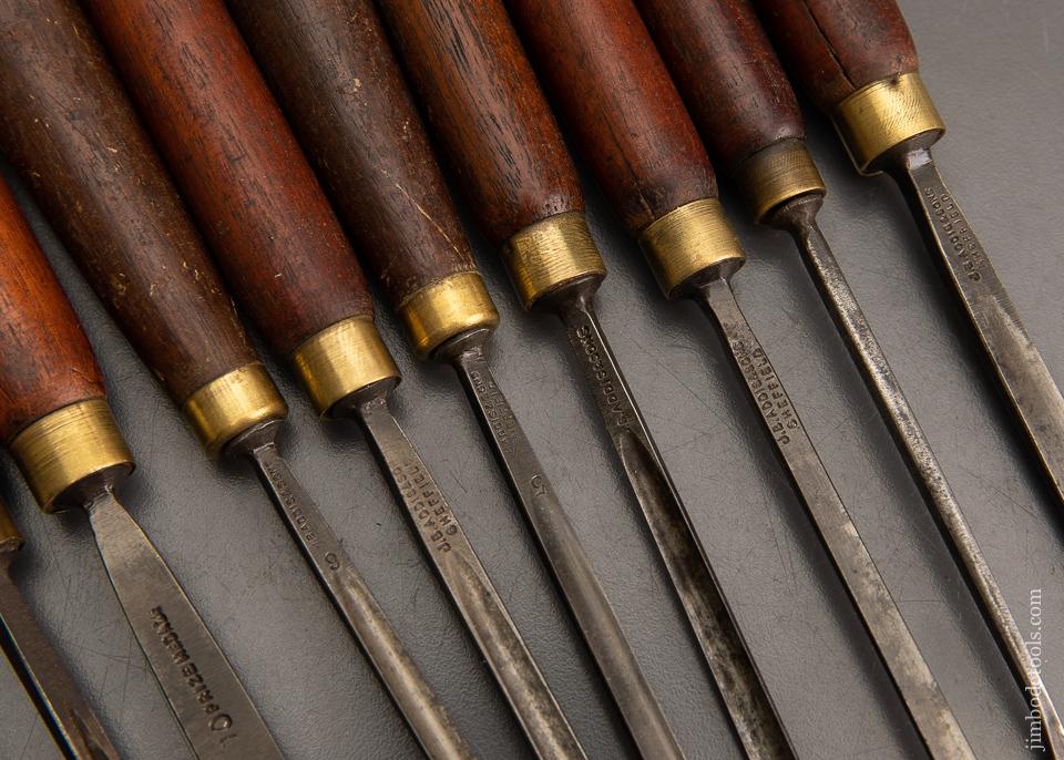 Ten ADDIS Carving Gouges - 93307 – Jim Bode Tools