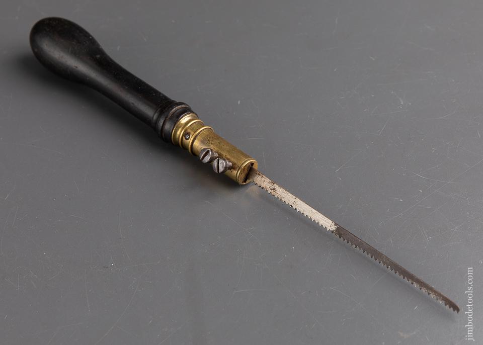 Ebony and Brass Pad Saw - 93336