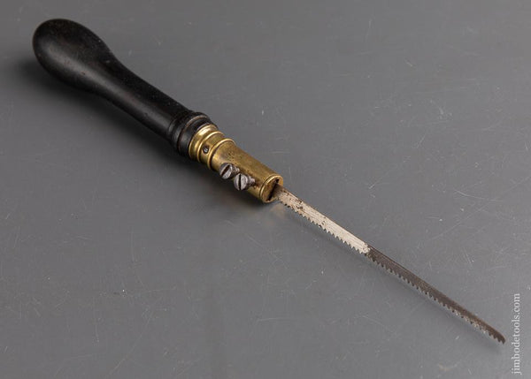 Ebony and Brass Pad Saw - 93336