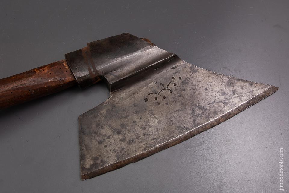 Crisp European Goose Wing Axe with Decorations - 93349